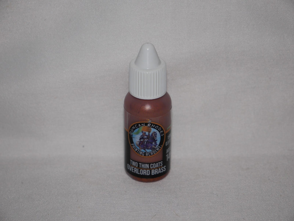 Duncan Rhodes Painting Academy 'Two Thin Coats' Overlord Brass 15ml Bottle 10109