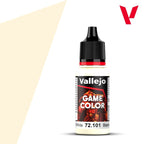 Vallejo Game Color Acrylic Range Off-White 18ml/0.6 fl oz Dropper Bottle 72.101