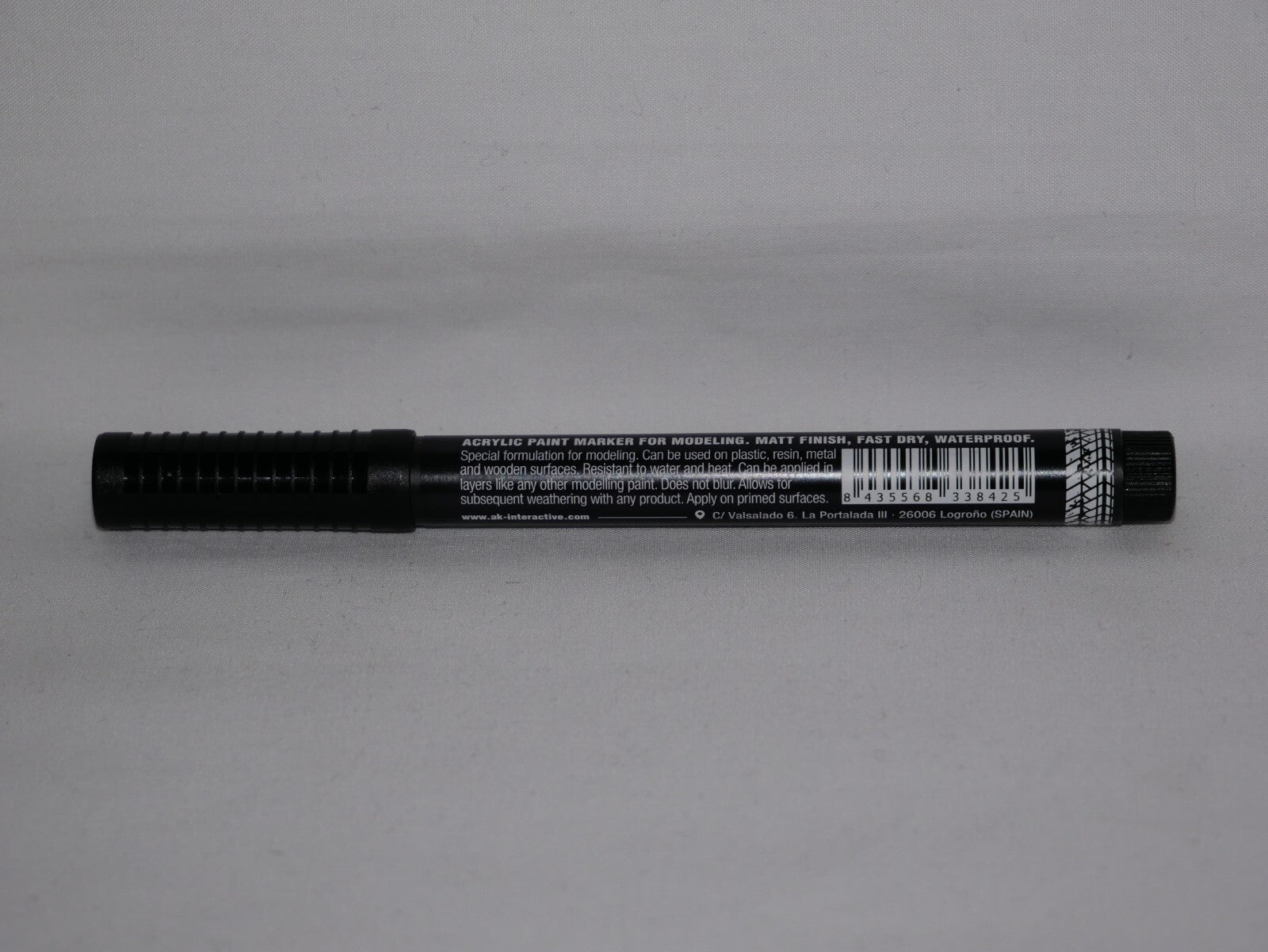 AK Interactive Real Colors Acrylic Fast Dry Markers RAL 7021 Dunkerlgrau RCM017