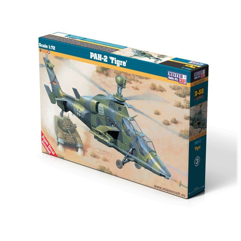MisterCraft Hobby Kits 1:72 Scale (D-58) PAH-2 'Tigre' Attack Helicopter 040581