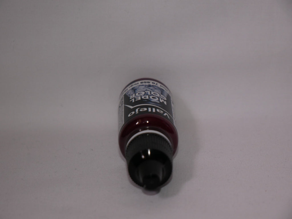 Vallejo Model Color Black Red Acrylic 18ml/0.60 fl oz Dropper Botlle - 70.859