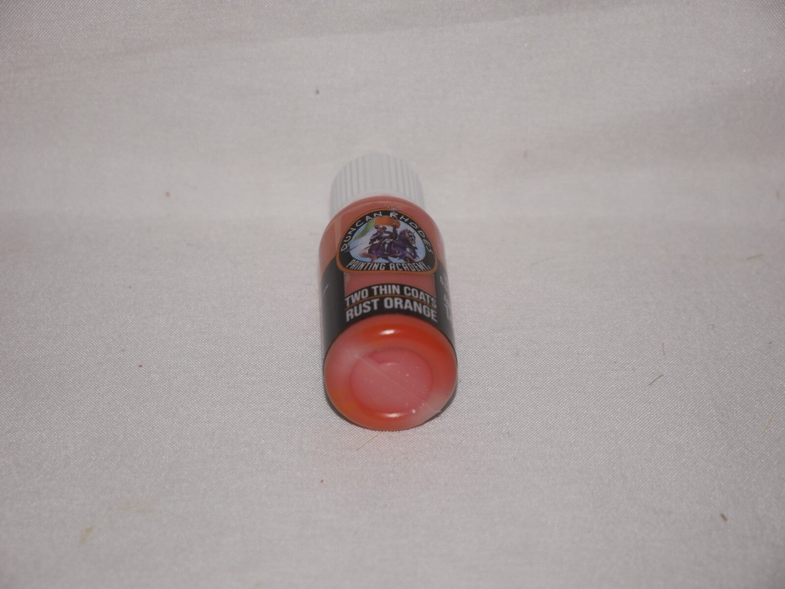 Duncan Rhodes Painting Academy 'Two Thin Coats' Rust Orange 15ml Dropper - 10010