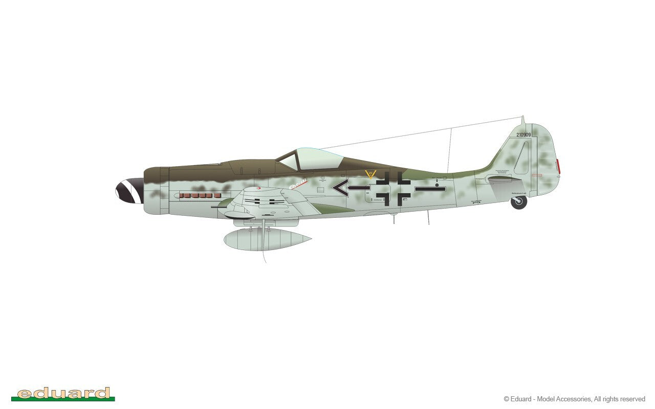 Eduard 1:48 Scale Plastic Model Kits Focke-Wulf Fw 190D-9 Weekend Edition - 84102