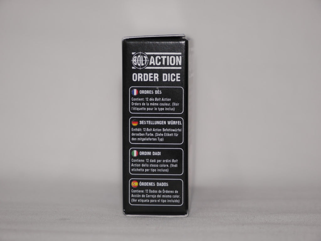 Warlord Games Bolt Action 1:56 Scale 12 Brown Coloured Order Dice - (402616013)
