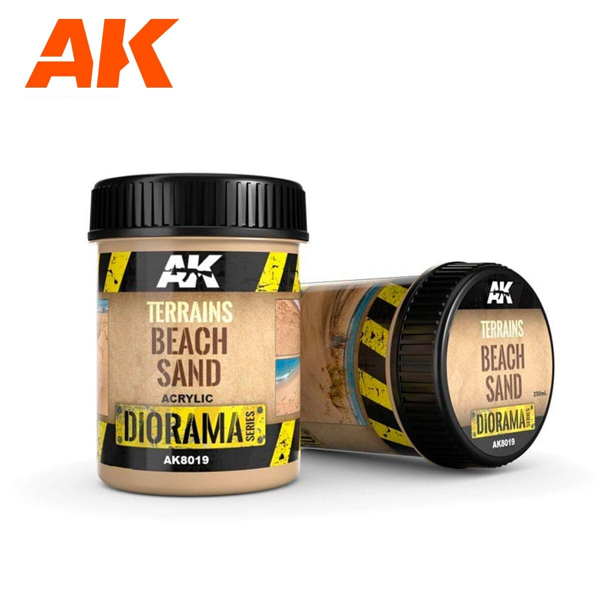 AK Interactive Diorama Terrains Beach Sand Acrylic 250ml Tub - AK8019