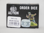 Warlord Games Bolt Action 1:56 Scale 12x Red Coloured Order Dice - (402616016)