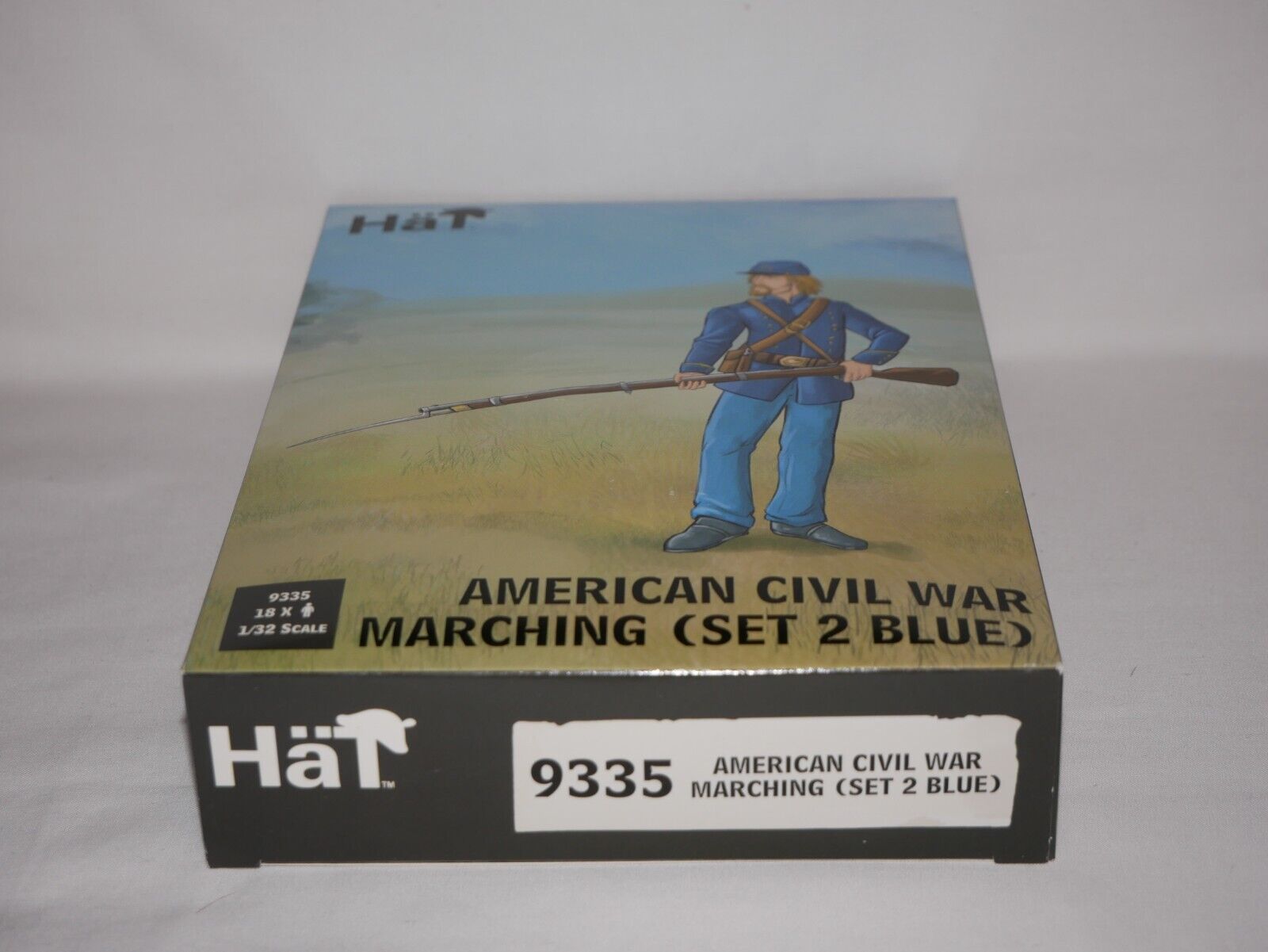 Hat Industrie 1:32 Scale American Civil War Marching (Set 2 Blue) Figures - 9335