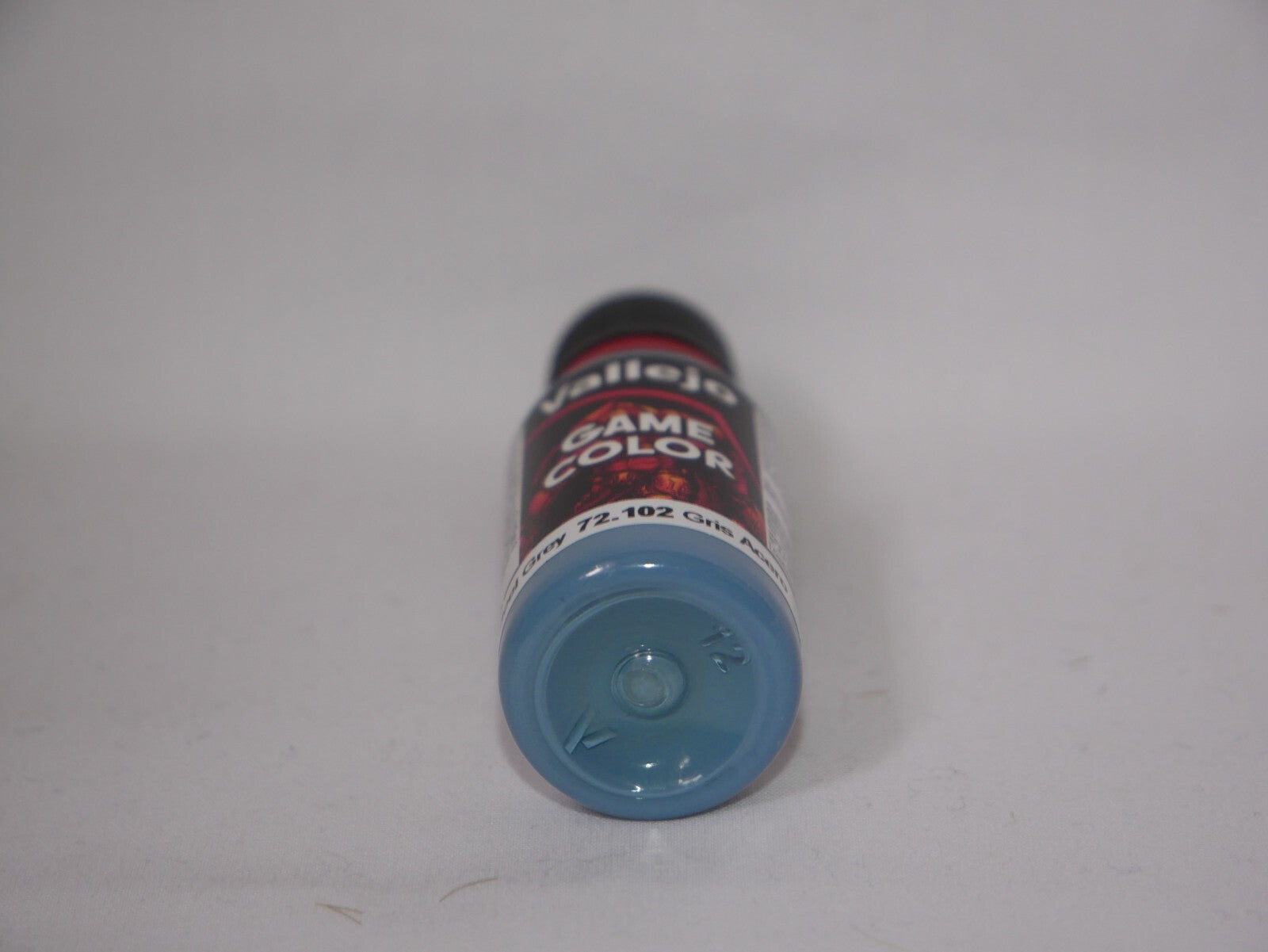 Vallejo Game Color Acrylic Range Steel Grey 18ml/0.6 fl oz Dropper Bottle 72.102
