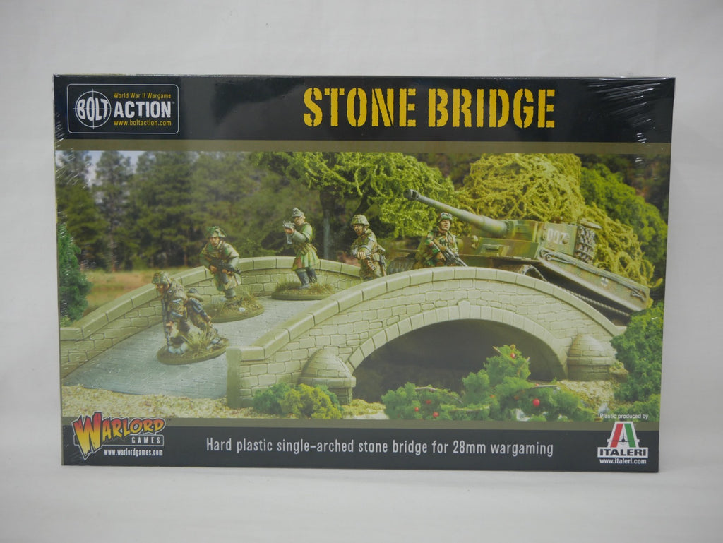 Warlord Games Bolt Action 1:56 Scale Single Arched Stone Bridge Set - WG-TER-40
