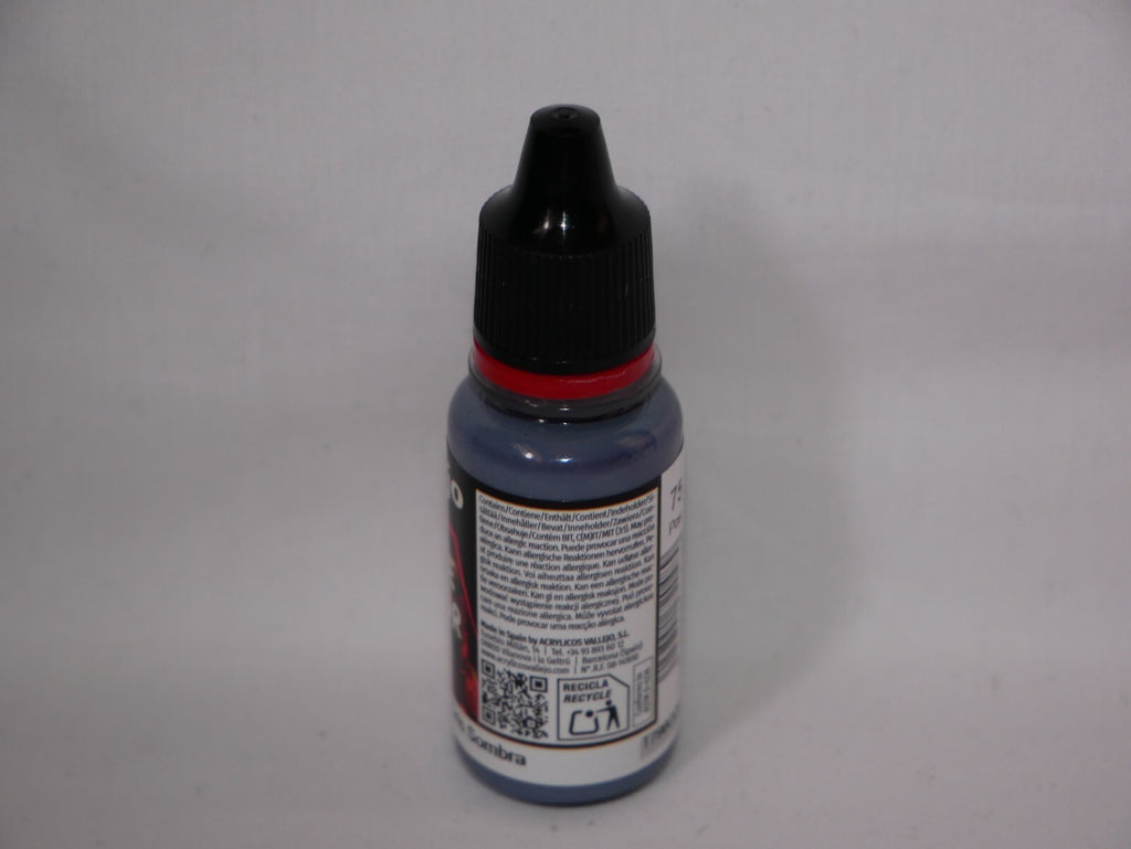Vallejo Game Color Acrylics Sombre Grey 18ml/0.6 fl oz Dropper Bottle - 72.048