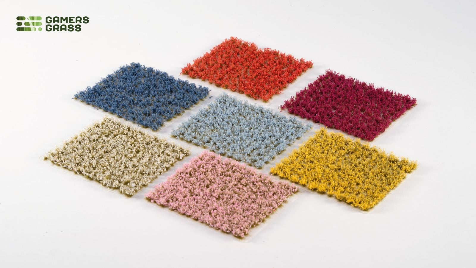 Gamers Grass Flowers Core Set For Wargaming Mini Bases 16x Half Sheets - GGSB-FCS