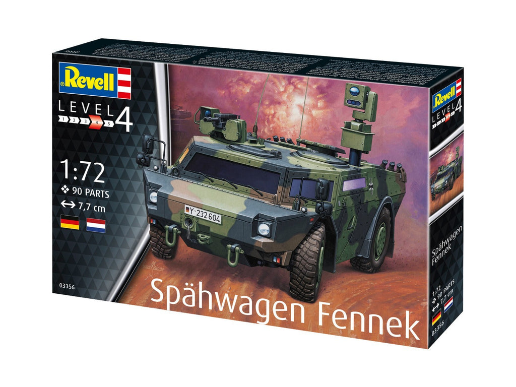 Revell 1:72 Spähwagen Fennek Armored Reconnaissance Vehicle Skill Level 4 - 03356