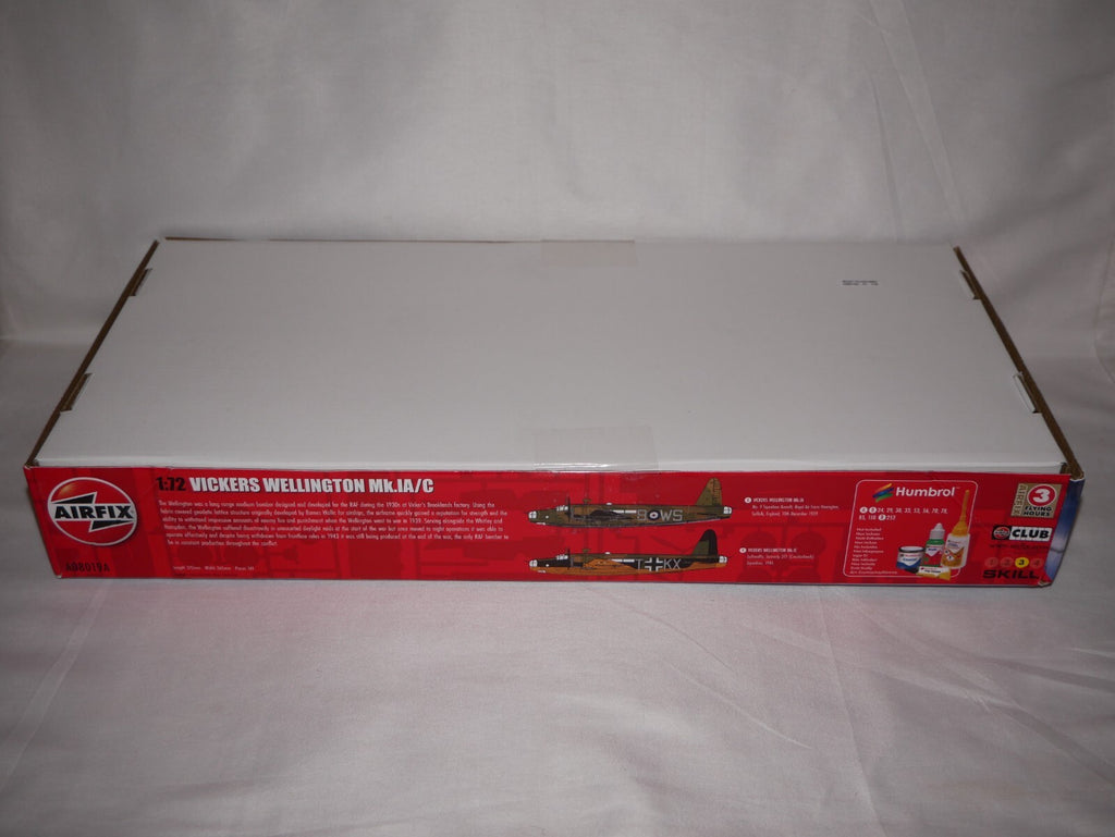 Airfix 1:72 Vickers Wellington Mk.IA/C Aircraft Model Kit Skill Level 3 A08019A