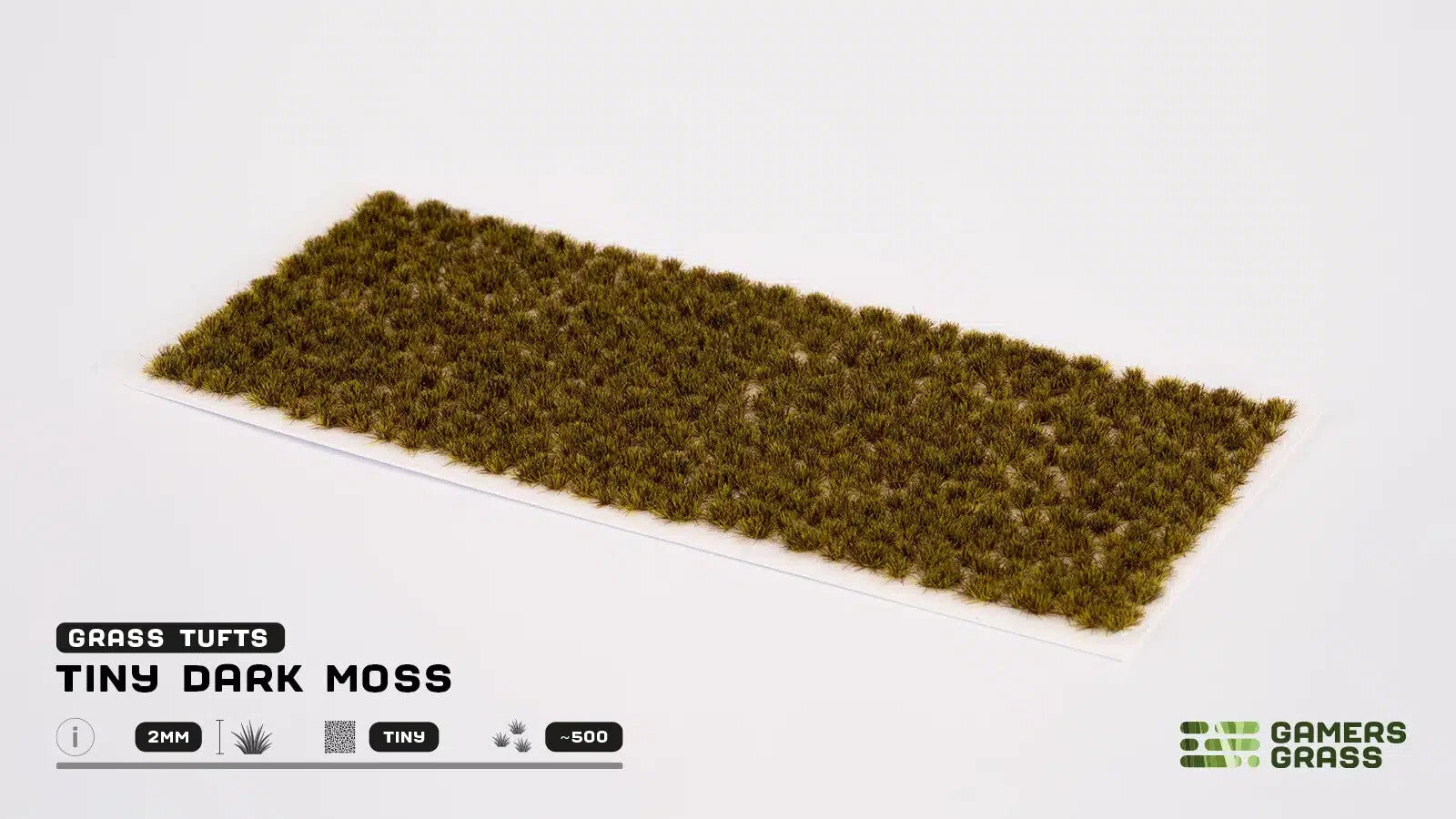 Gamers Grass Tiny Dark Moss 2mm Tufts For Wargaming Bases (500) Per Pack GGTT-DM