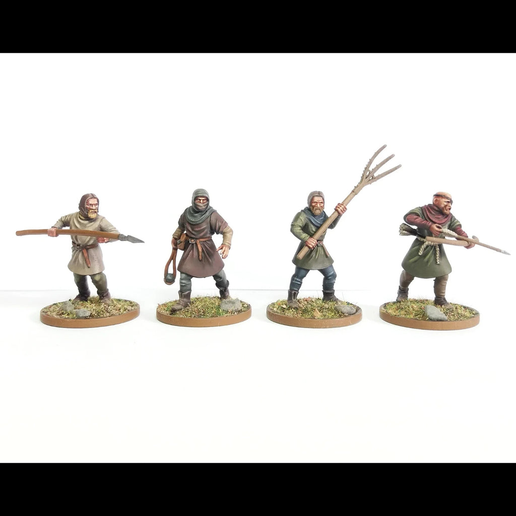 Wargames Atlantic The Barons' War 28mm Peasant Leavy (1100 - 1350) - WAAAC003