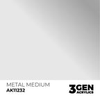 AK Interactive Auxiliary Products Range Metal Medium 17ml Dropper Bottle AK11232