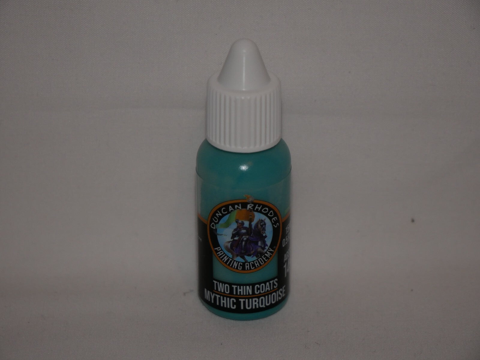 Duncan Rhodes Painting Academy Two Thin Coats Mythic Turquoise 15ml Bottle 10141
