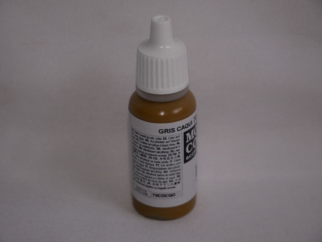 Vallejo Model Color Khaki Grey Acrylic 17ml/0.57 fl oz Dropper Bottle 70.880