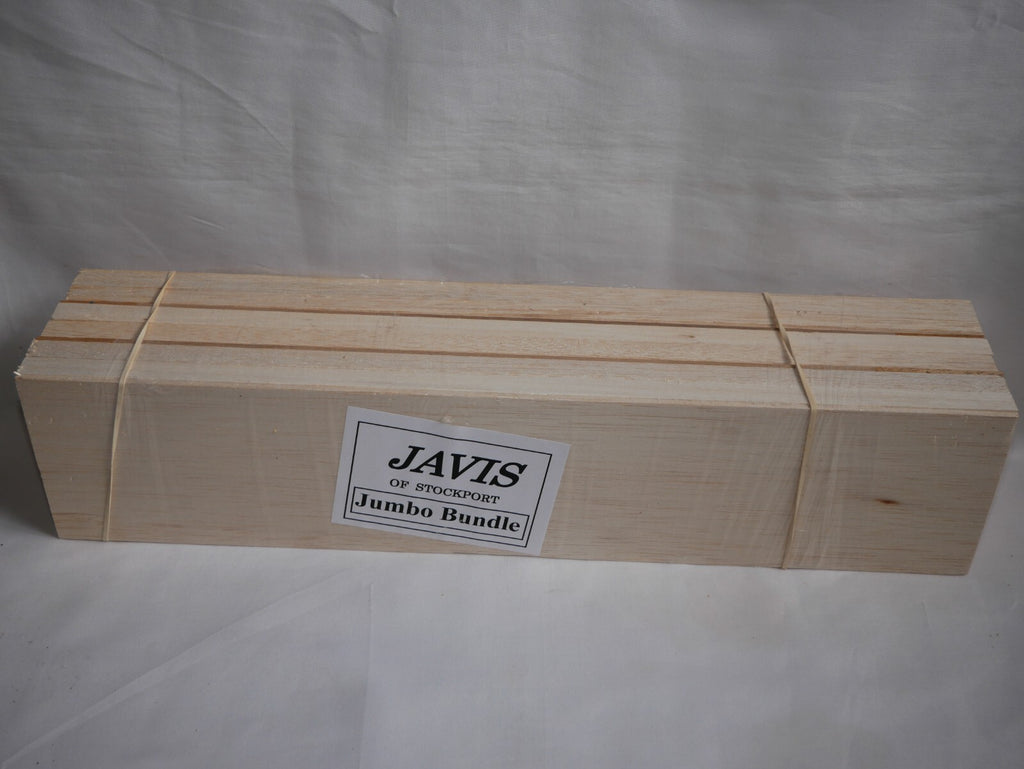 Javis Manufacturing Ltd Multipiece Jumbo Balsa Bundle Pack Mixed Sizes - BWBBG