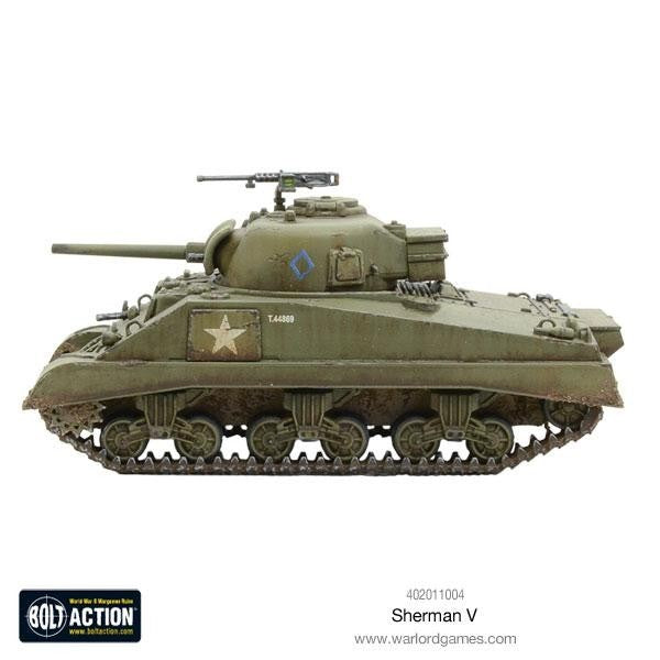 Warlord Games Bolt Action 1:56 WWII USA Sherman V (M4A4) Medium Tank - 402011004