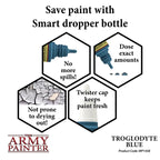 The Army Painter Warpaints Acrylic Troglodyte B1ue 18ml Dropper Bottle - WP1458