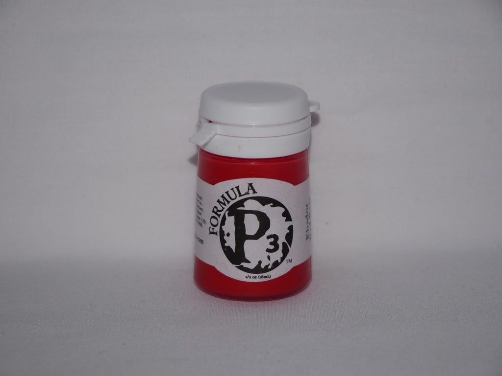 Formula P3 Acrylic Paint Range Khador Red Base 18ml Flip Top Bottle - PIP 93021