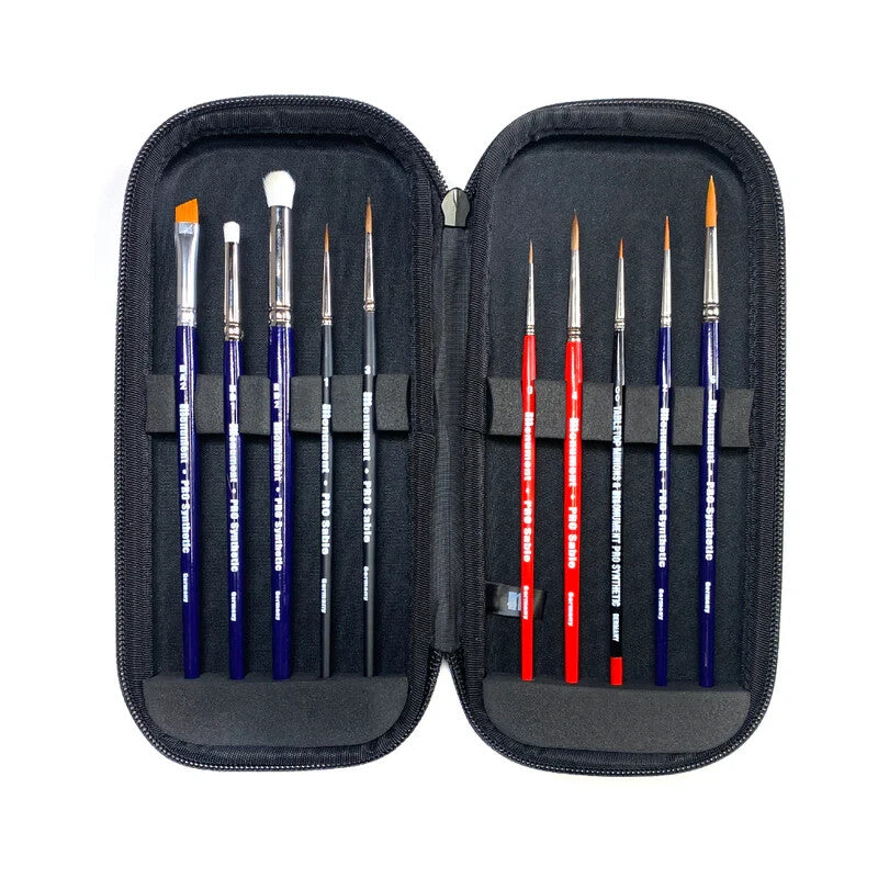 Monument Hobbies Miniature Wargaming Brush Vault Holds 10 Paint Brushes MBV-001