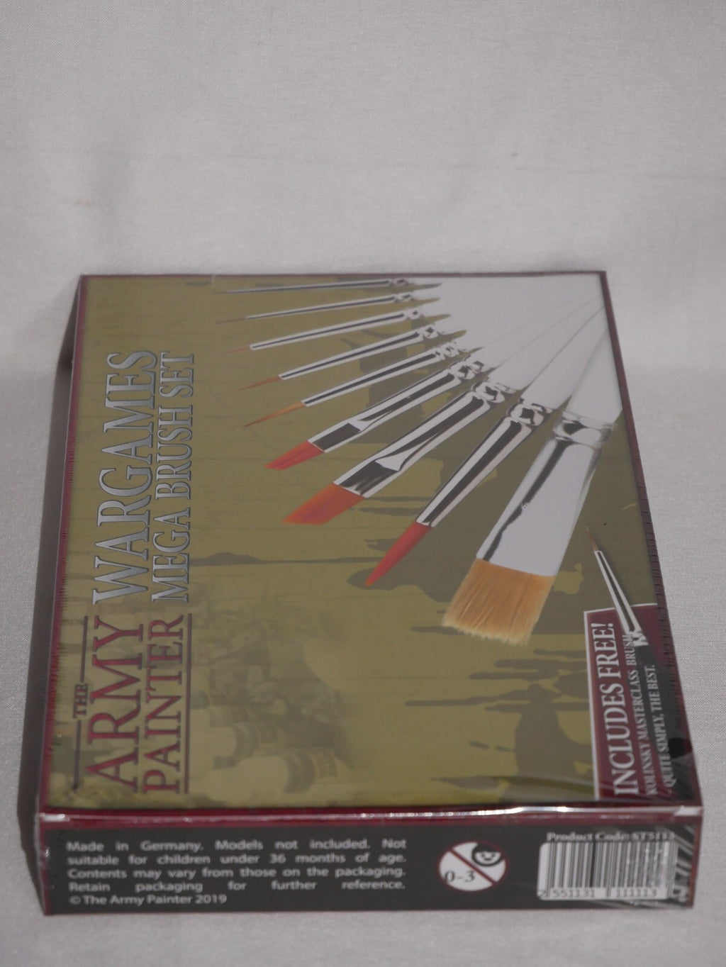 The Army Painter Miniature Wargames Mega Paint Brush Set (10 Burshes) - ST5113