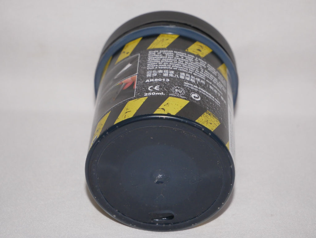 AK Interactive Diorama Terrains Scale Asphalt texture Acrylic 250ml Tub - AK8013