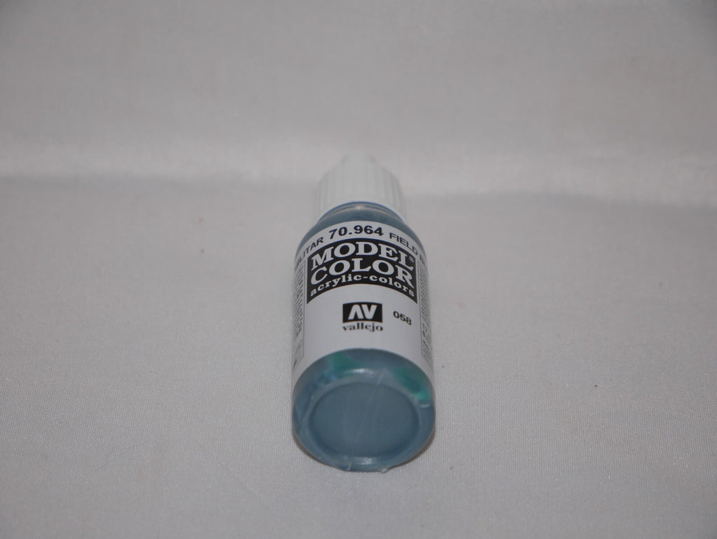 Vallejo Model Color Field Blue Acrylic 17ml /0.57 fl oz Dropper Bottle - 70.964