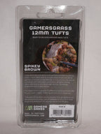 Gamers Grass Wild Spikey Brown 12mm Tufts For Wargaming Bases 70 Per Pack GGK-B