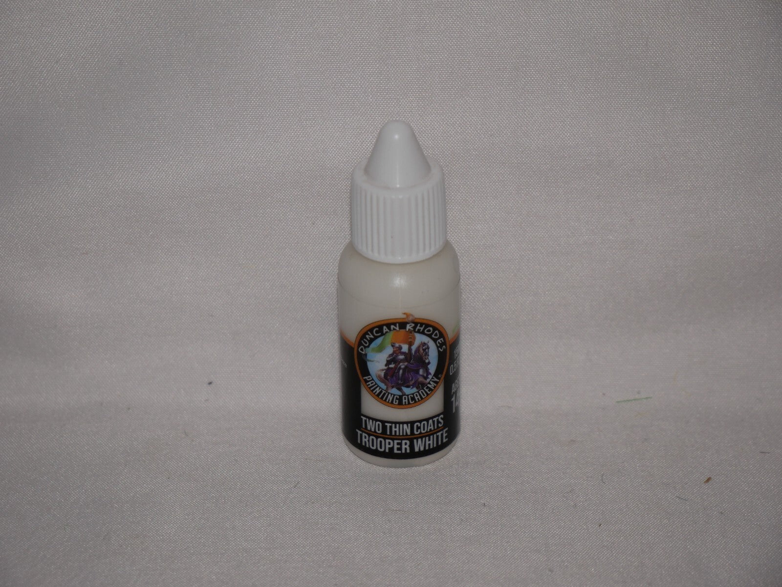 Duncan Rhodes Painting Academy 'Two Thin Coats' Trooper White 15ml Bottle 10036