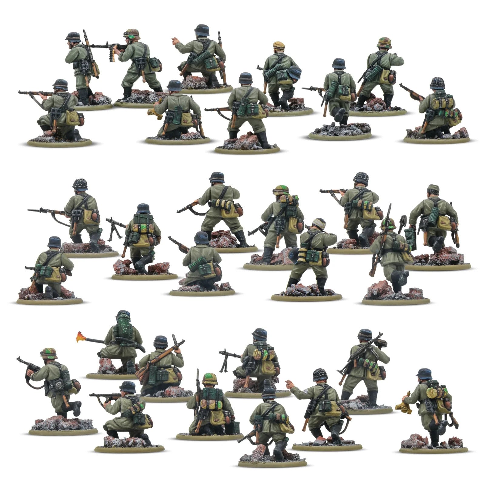 Warlord Games Bolt Action 1:56 WWII German Veteran Infantry Platoon - 402013103