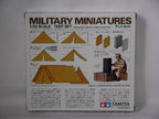 Tamiya Military Miniatures 1:35 Scale WWII German Africa Corps Tent Set - 35074