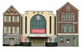 Superquick Low Relief Model Kits 1:76 Scale Cinema, Post Office And Shop SQC2
