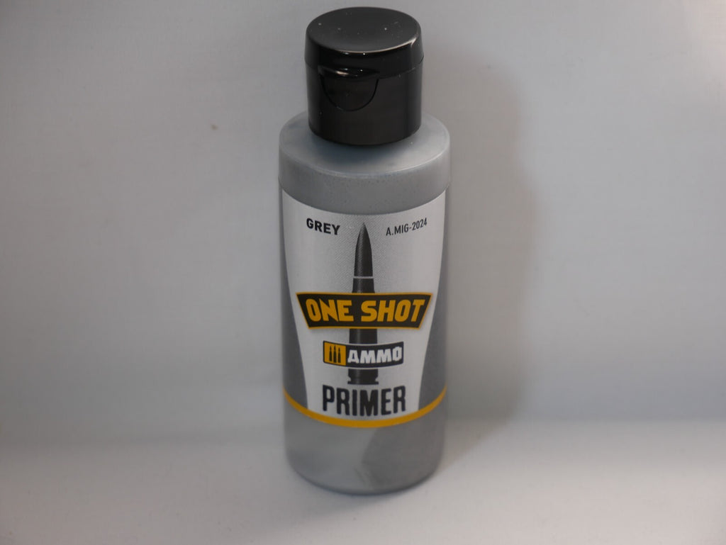 Ammo By Mig Jimenez One Shot Grey Self Levelling Sandable Primer - A.MIG-2024