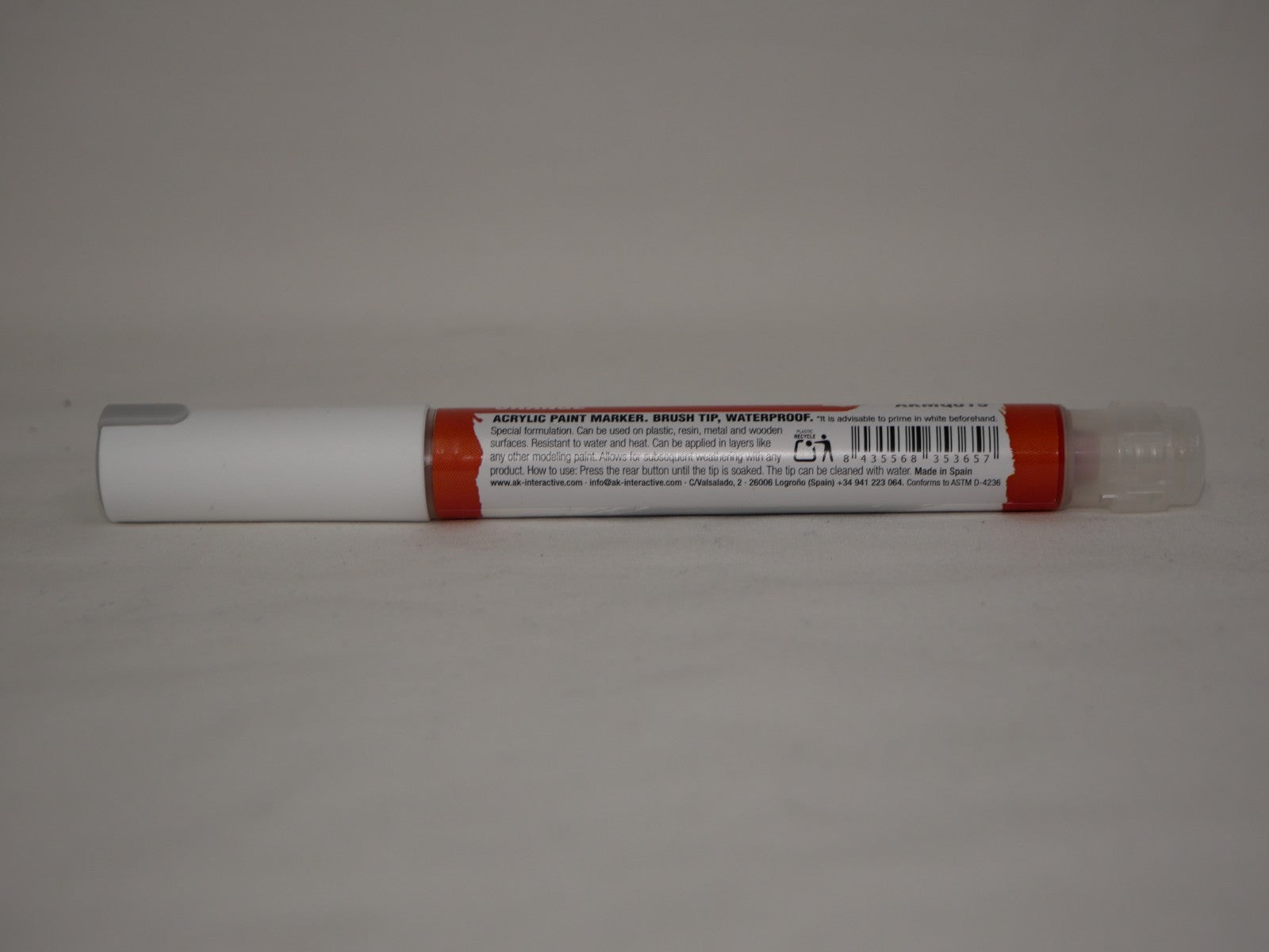 AK Interactive Acrylic Quick Gen Markers For Tabletop Wargaming Orange - AKMQ015