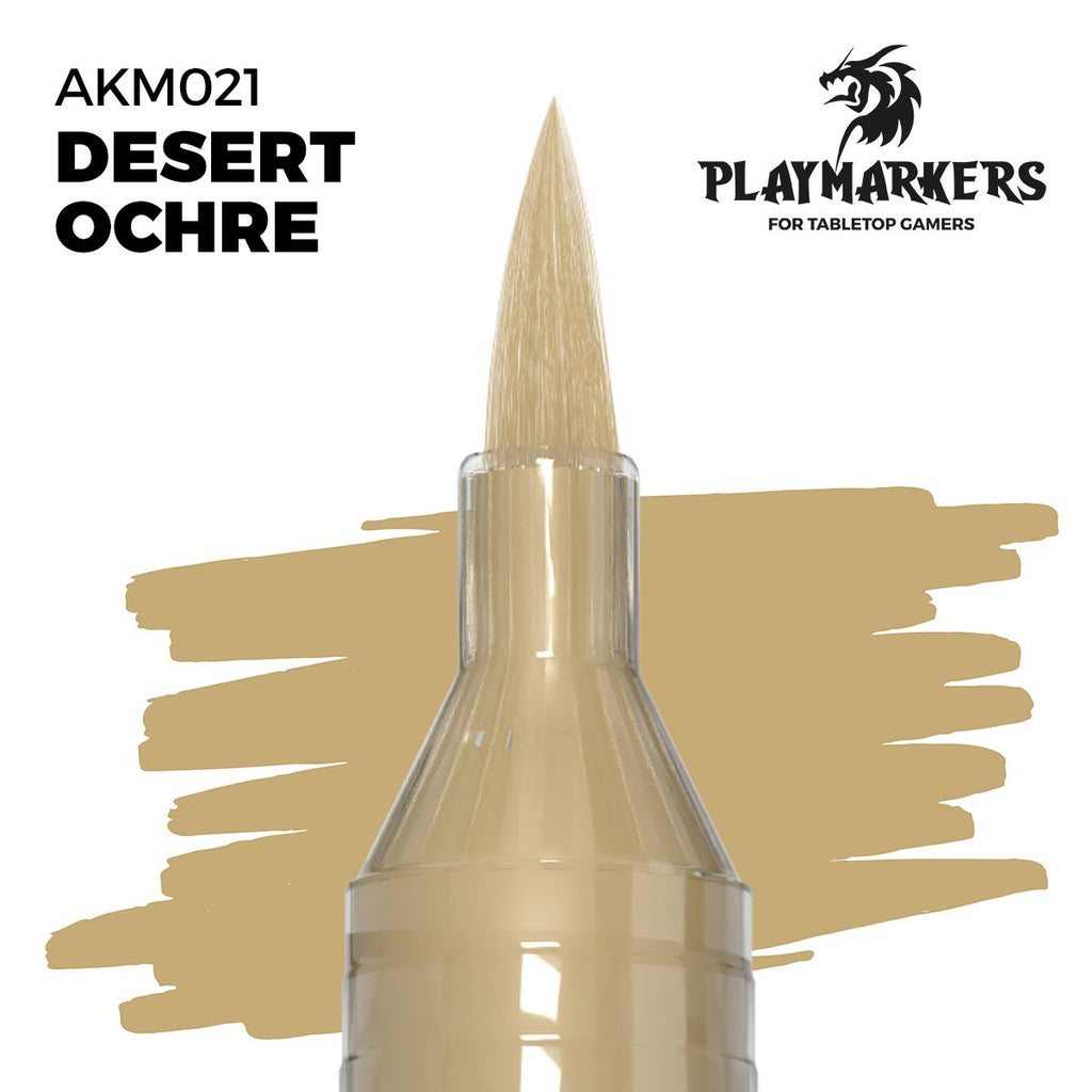 AK Interactive Acrylic Paint Playmarkers For Tabletop Games Desert Ochre AKM021