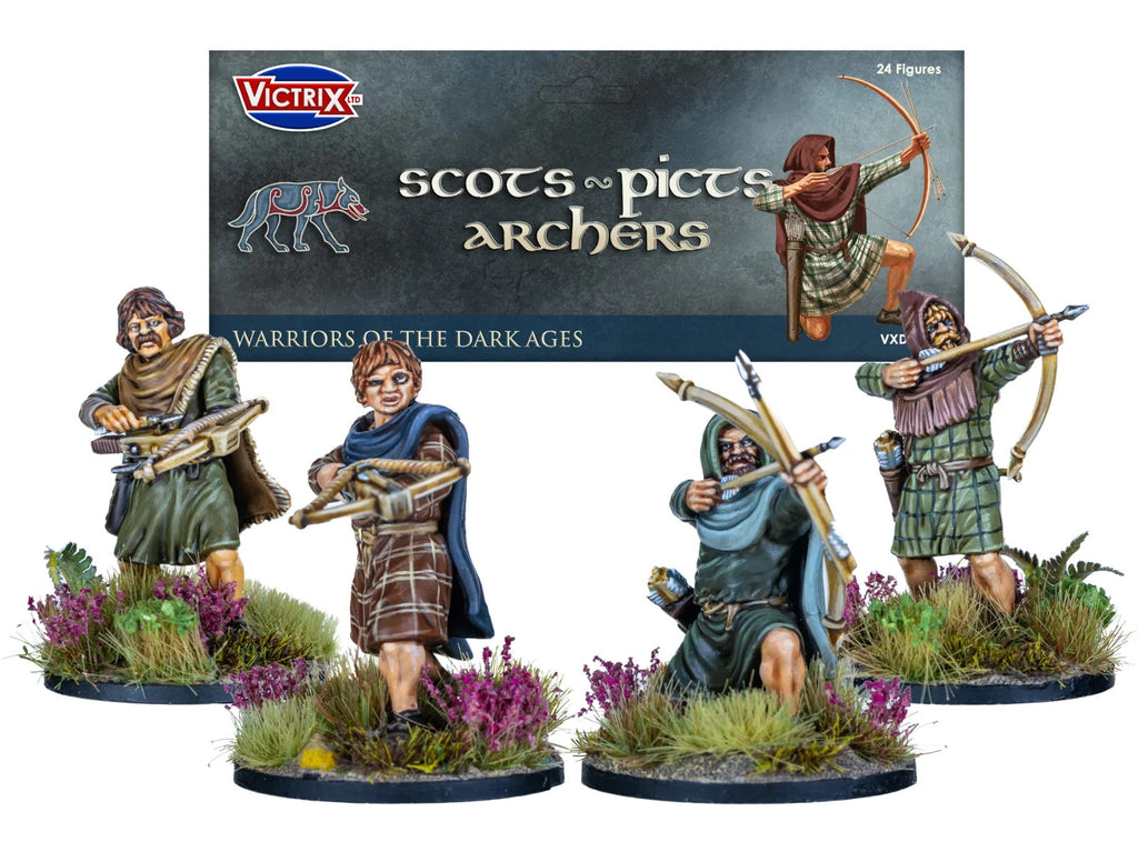 Victrix Warriors Of The Dark Ages 28mm Scots/Picts Archers & Crossbowmen - VXDA020