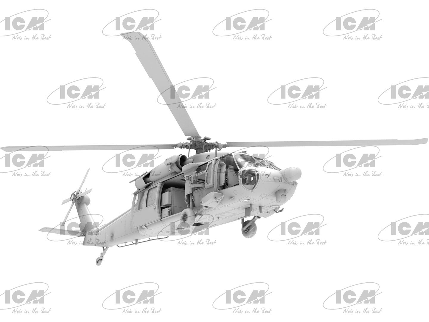 ICM 1:48 Scale Sikorsky MH-60L Black Hawk Down Operation Gothic Serpent - 48363