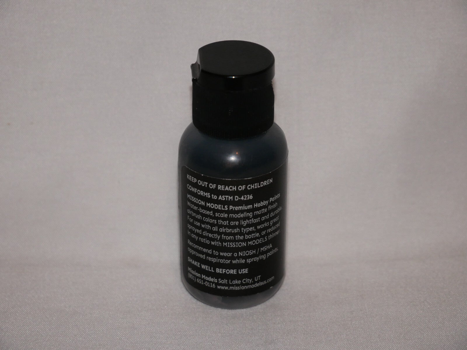 Mission Models Hobby Paint Metallic Burnt Iron 1 30ml / 1fl.oz Bottle (MMM-001)