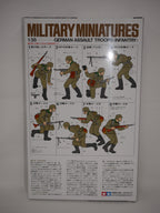Tamiya Military Miniatures 1:35 Scale WW2 German Assault Troops Infantry - 35030