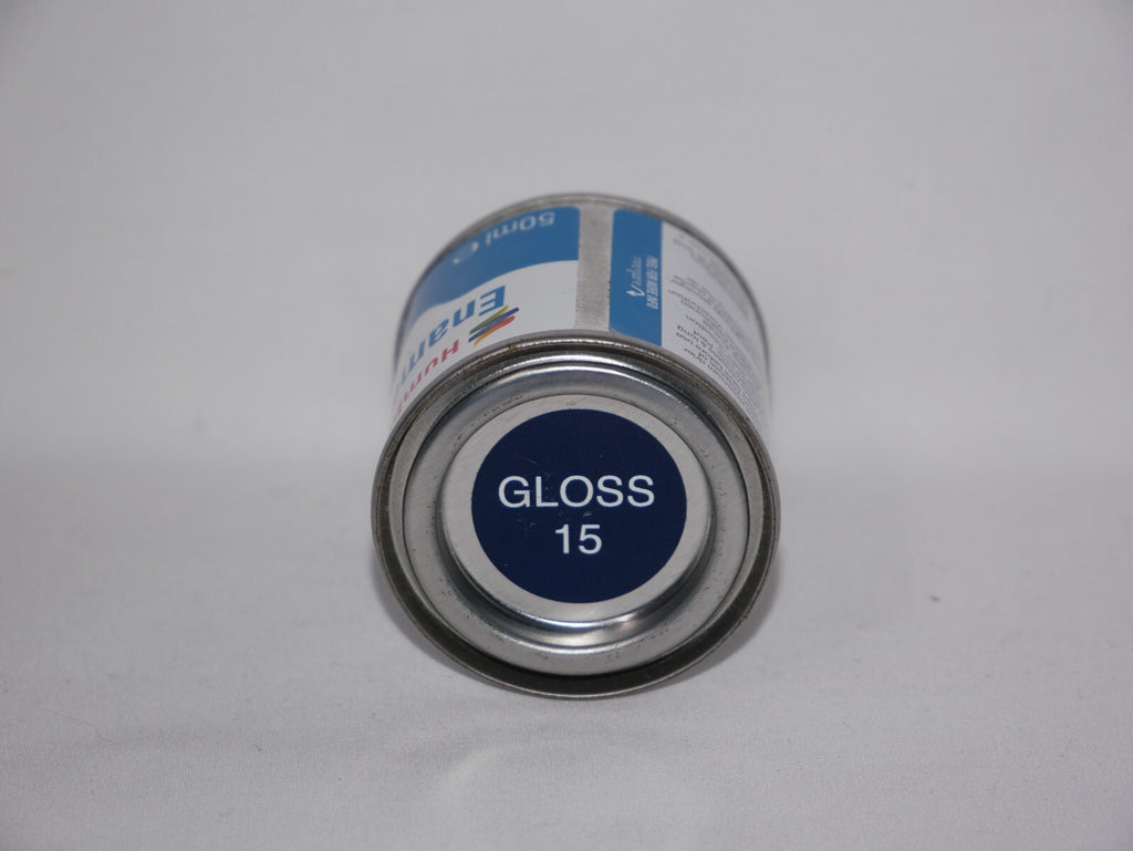 Humbrol Modelling Enamel Paints Gloss Midnight Blue No 15 (50ml) Tub - AQ0015