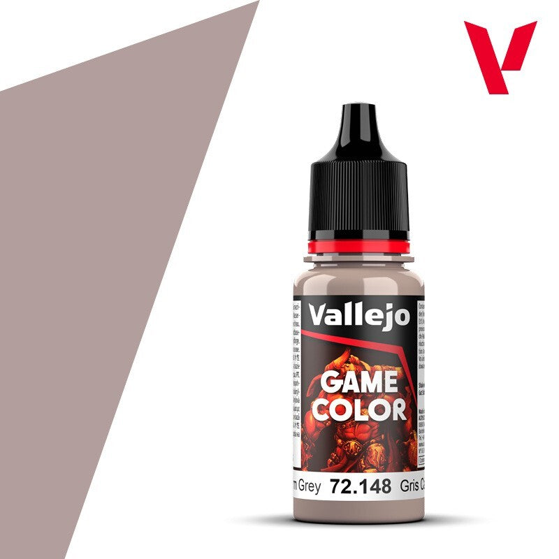Vallejo Game Color Acrylic Range Warm Grey 18ml/0.6 fl oz Dropper Bottle 72.148