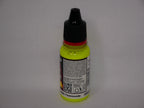 Vallejo Game Color Acrylic Range Fluorescent Yellow 18ml Dropper Bottle - 72.103