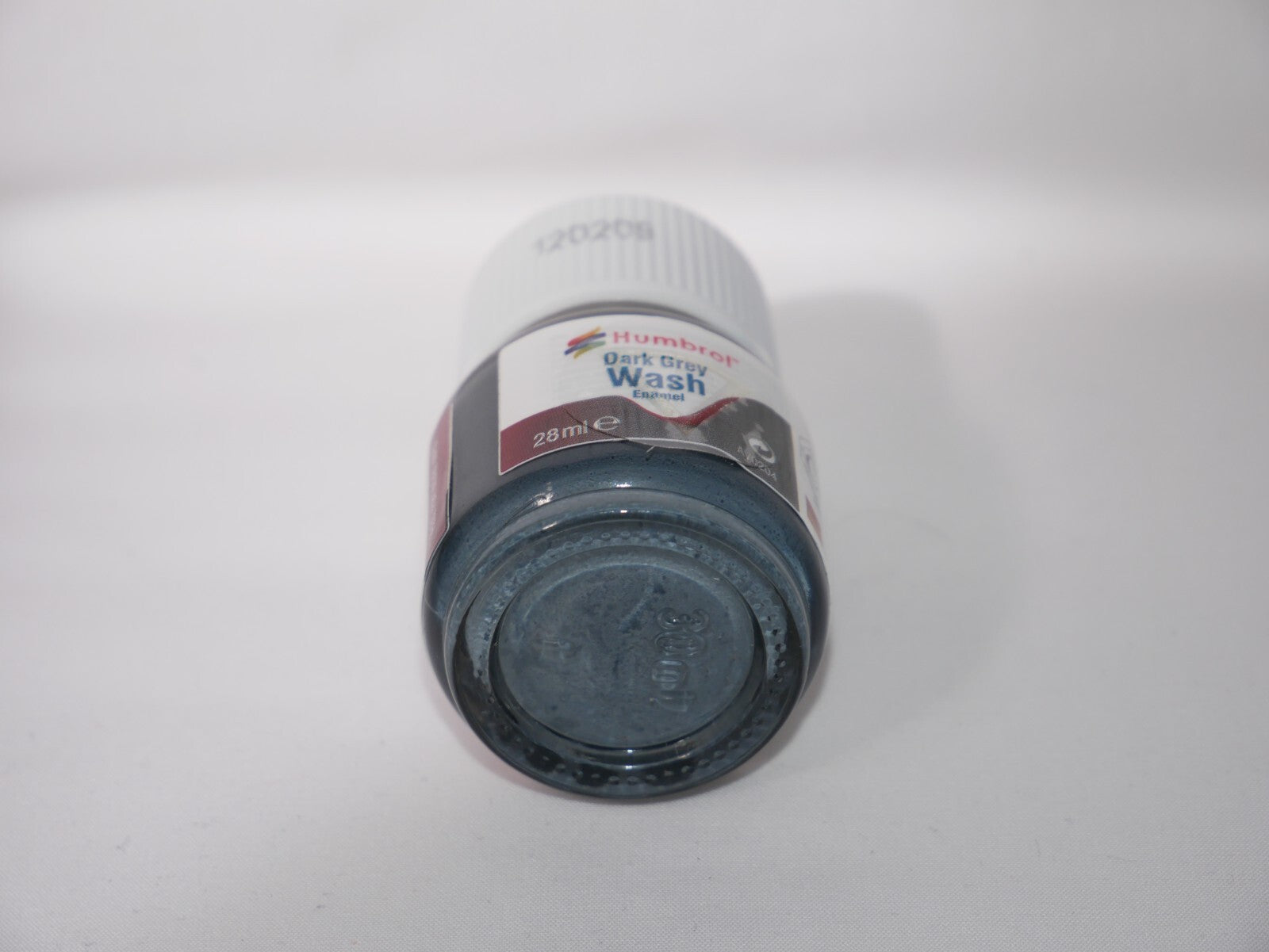 Humbrol Scale Modelling Enamel Dark Grey Wash (28ml) Glass Jar Bottle - AV0204