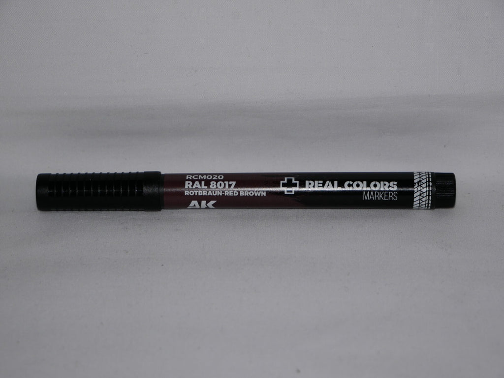 AK Interactive Real Colors Acrylic Markers RAL 8017 Rotbraun-Red Brown - RCM020