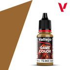 Vallejo Game Color Acrylics Desert Yellow 18ml/0.6 fl oz Dropper Bottle - 72.063