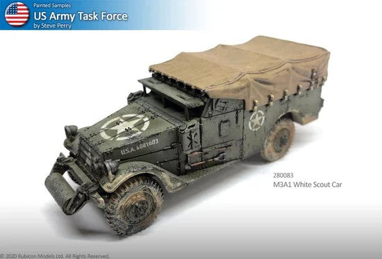 Rubicon Models 1:56 M3A1 Armoured Scout Car (Early & Late Production) - 280083
