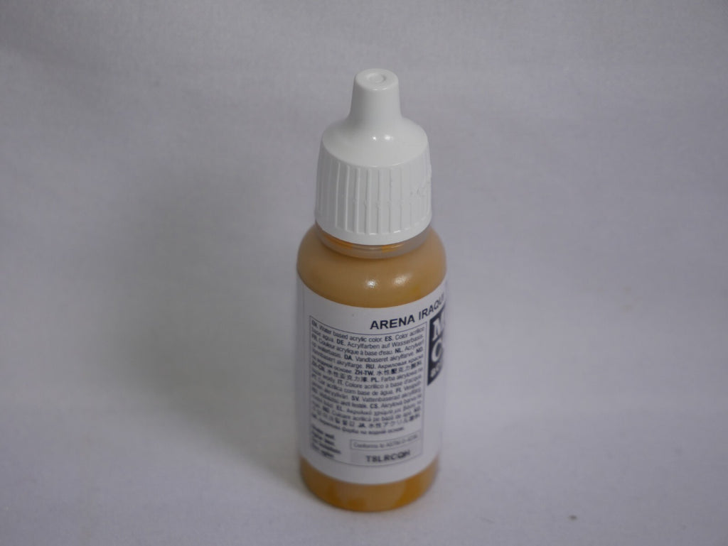 Vallejo Model Color Iraqi Sand Acrylic 17ml/0.57 fl oz Dropper Bottle - 70.819